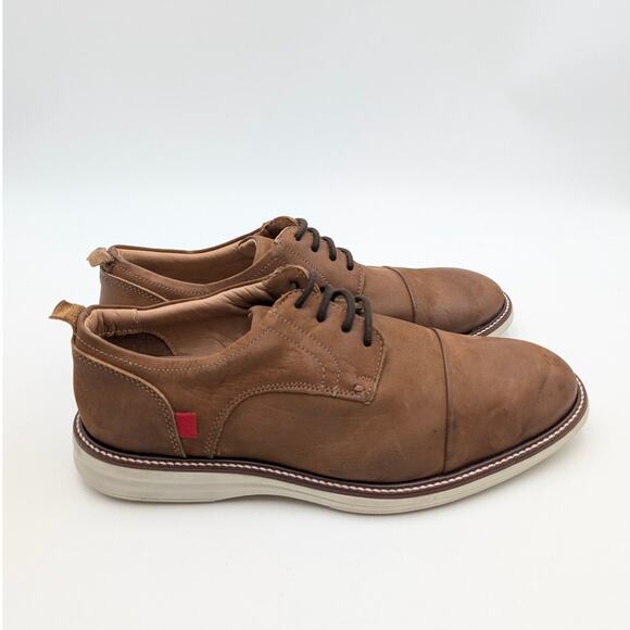Marc Joseph Ocean Parkway Cap Toe Derby Shoes Men's Brown Size US9.5 EU42.5 - Picture 3 of 13
